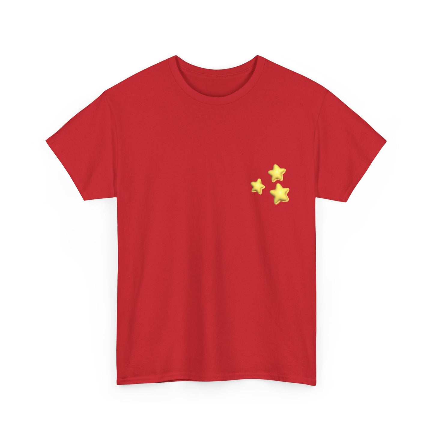STARZ - Starry Nights Unisex Heavy Cotton Tee | Cozy Graphic T-Shirt for Dreamers, Casual Wear, Birthday Gift, Star Lover Apparel