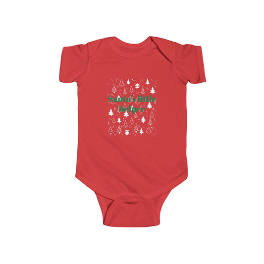 Santa's little helper - Cute Holiday Infant Bodysuit, Baby Christmas Outfit, Winter Baby Clothes, Adorable Christmas Gift, Festive Baby Wear