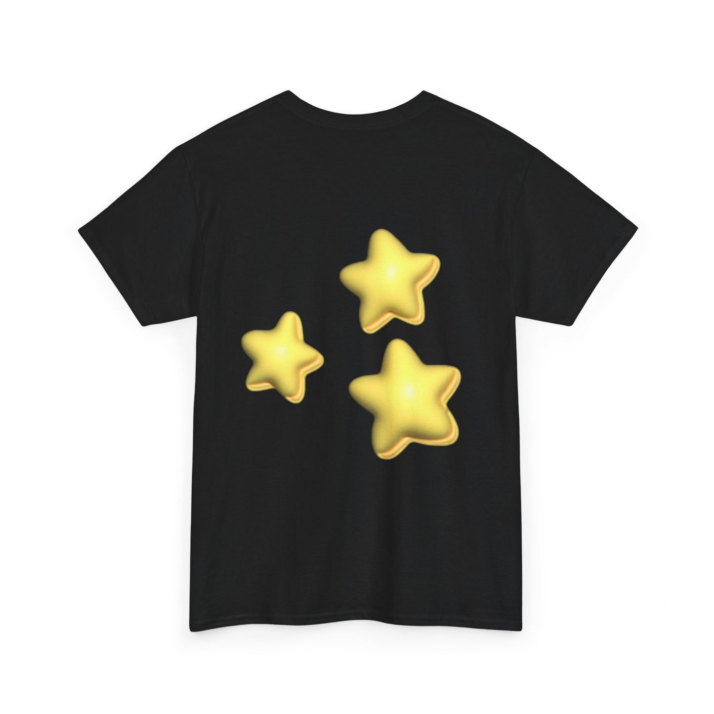 STARZ - Starry Nights Unisex Heavy Cotton Tee | Cozy Graphic T-Shirt for Dreamers, Casual Wear, Birthday Gift, Star Lover Apparel