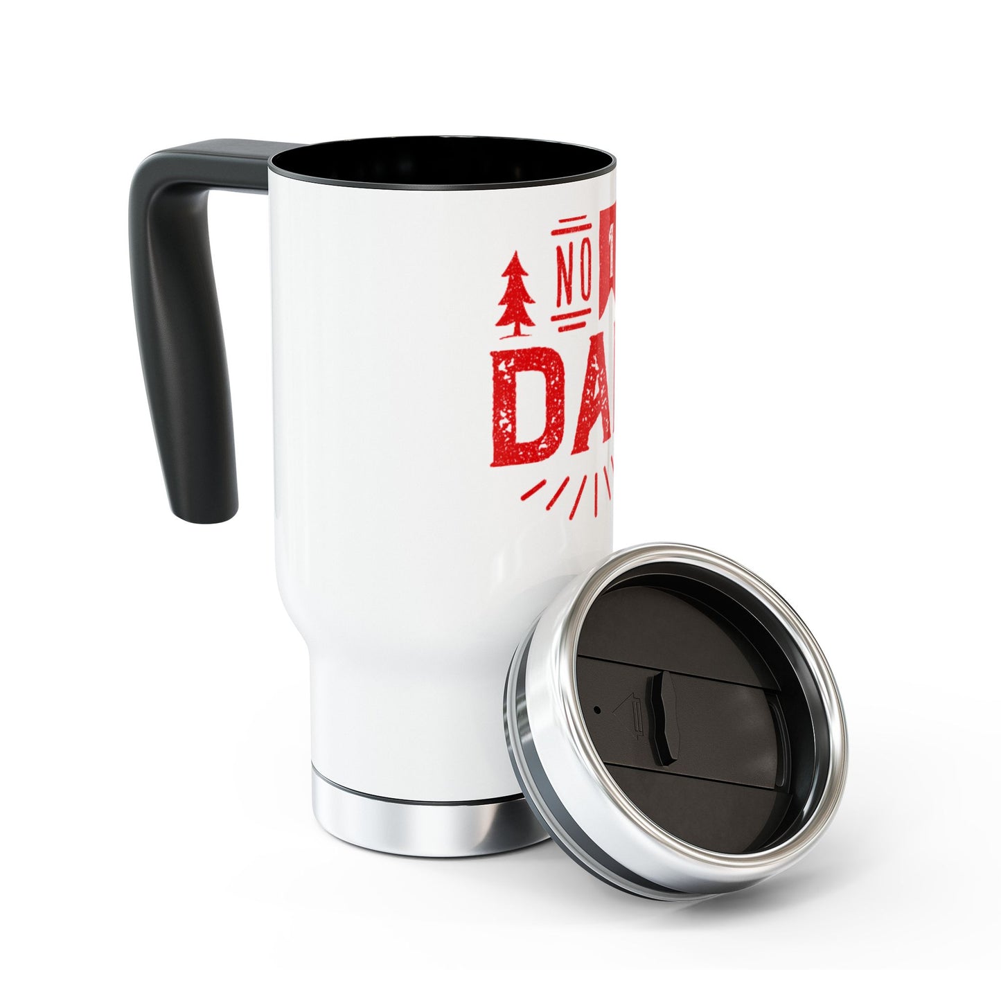 No.1 Dad Travel Mug | Stainless Steel Coffee Cup | Gift for Dad | Father's Day Mug | Dad Coffee Travel Cup | Camper Mug