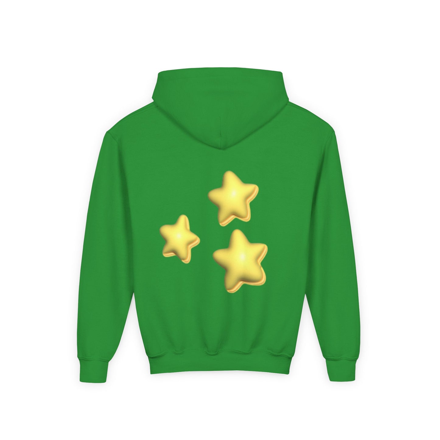 STARZ - Youth Starry Hoodie - Cozy Pullover, Gift for Kids, Birthday Present, Trendy Streetwear, Stars Print