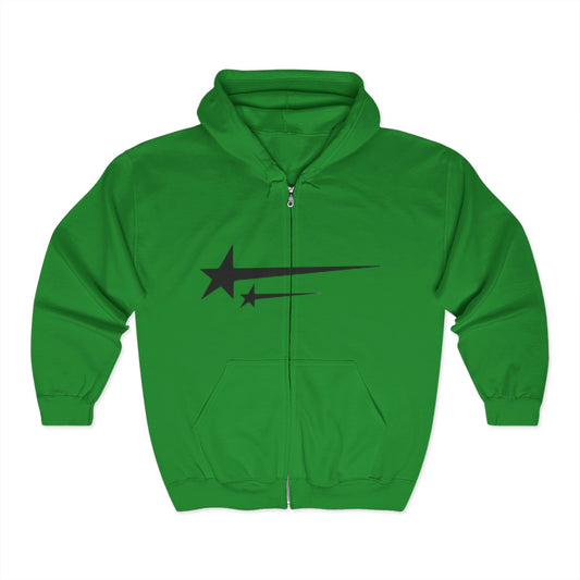 STARDUST - Starry Sky Unisex Full Zip Hoodie, Casual Streetwear, Cozy Layering, Gift for Him/Her, Perfect for Every Season