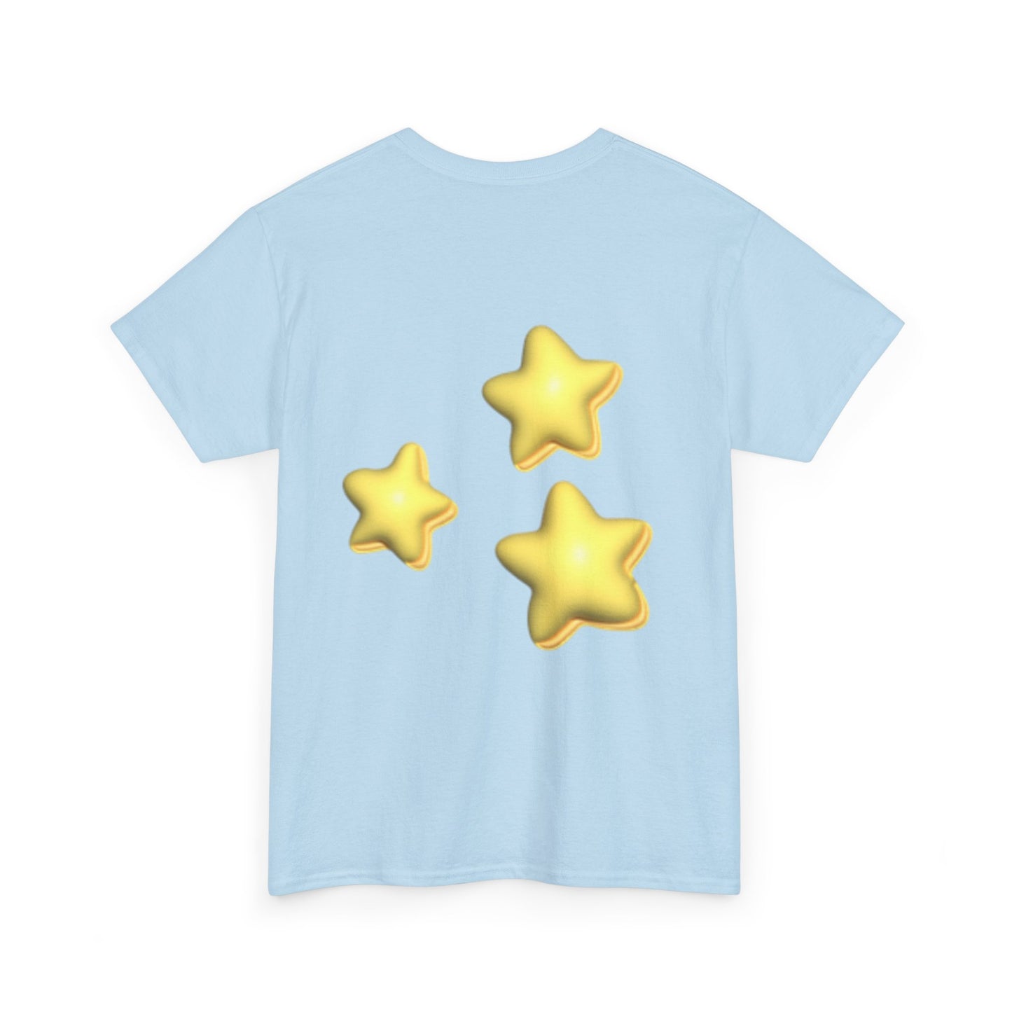 STARZ - Starry Nights Unisex Heavy Cotton Tee | Cozy Graphic T-Shirt for Dreamers, Casual Wear, Birthday Gift, Star Lover Apparel