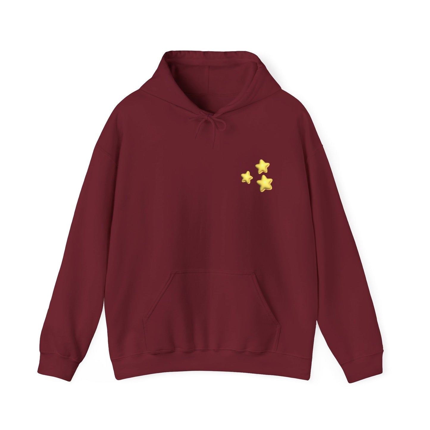 STARZ - Star-Print Unisex Hoodie for Cozy Nights, Sweatshirt for Stargazers, Fun Gift for Her, Him, Unique Style, Perfect for Casual Outfits