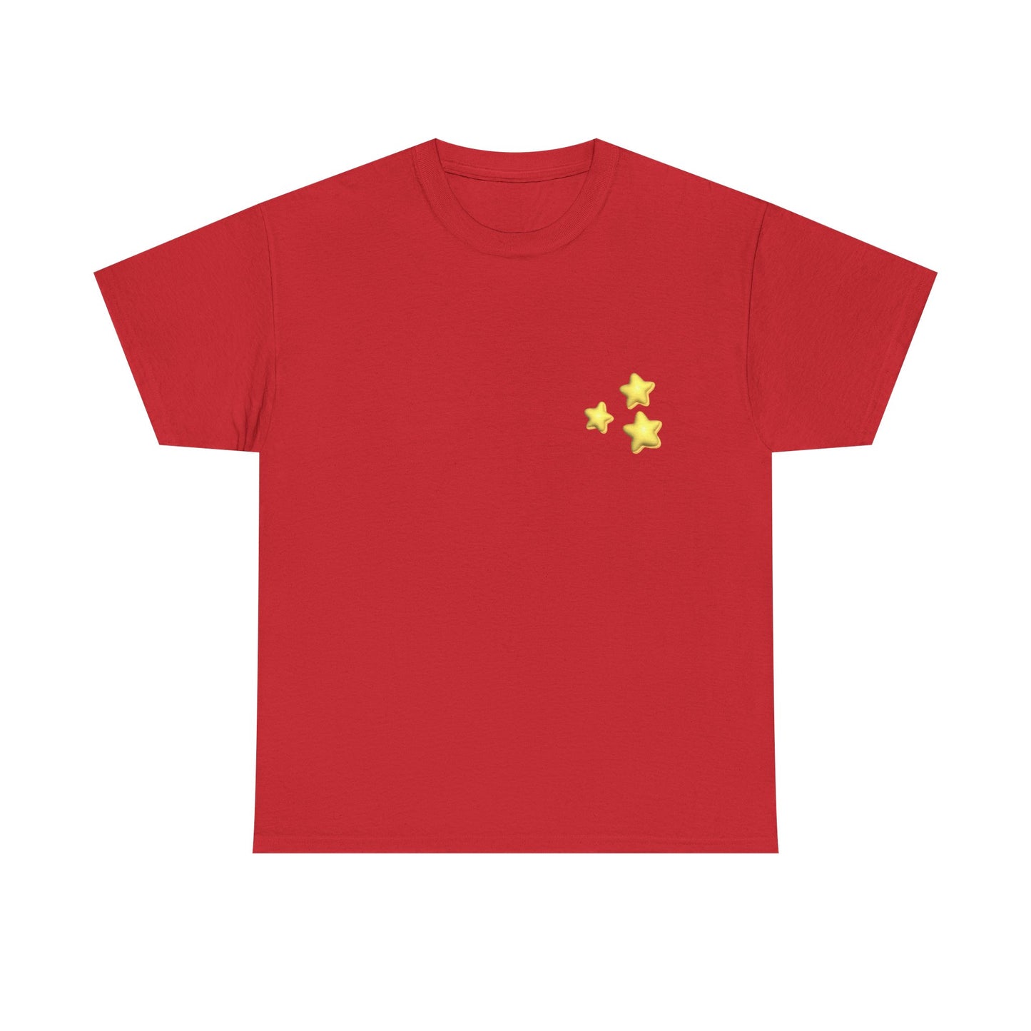 STARZ - Starry Nights Unisex Heavy Cotton Tee | Cozy Graphic T-Shirt for Dreamers, Casual Wear, Birthday Gift, Star Lover Apparel