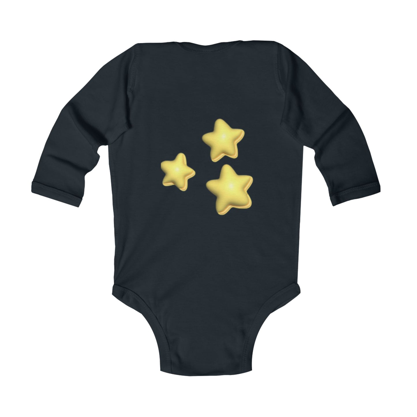 STARZ - Starry Infant Long Sleeve Bodysuit, Cute Baby Outfit, Newborn Gift, Baby Shower Present, Stylish Infant Wear, Toddler Clothing