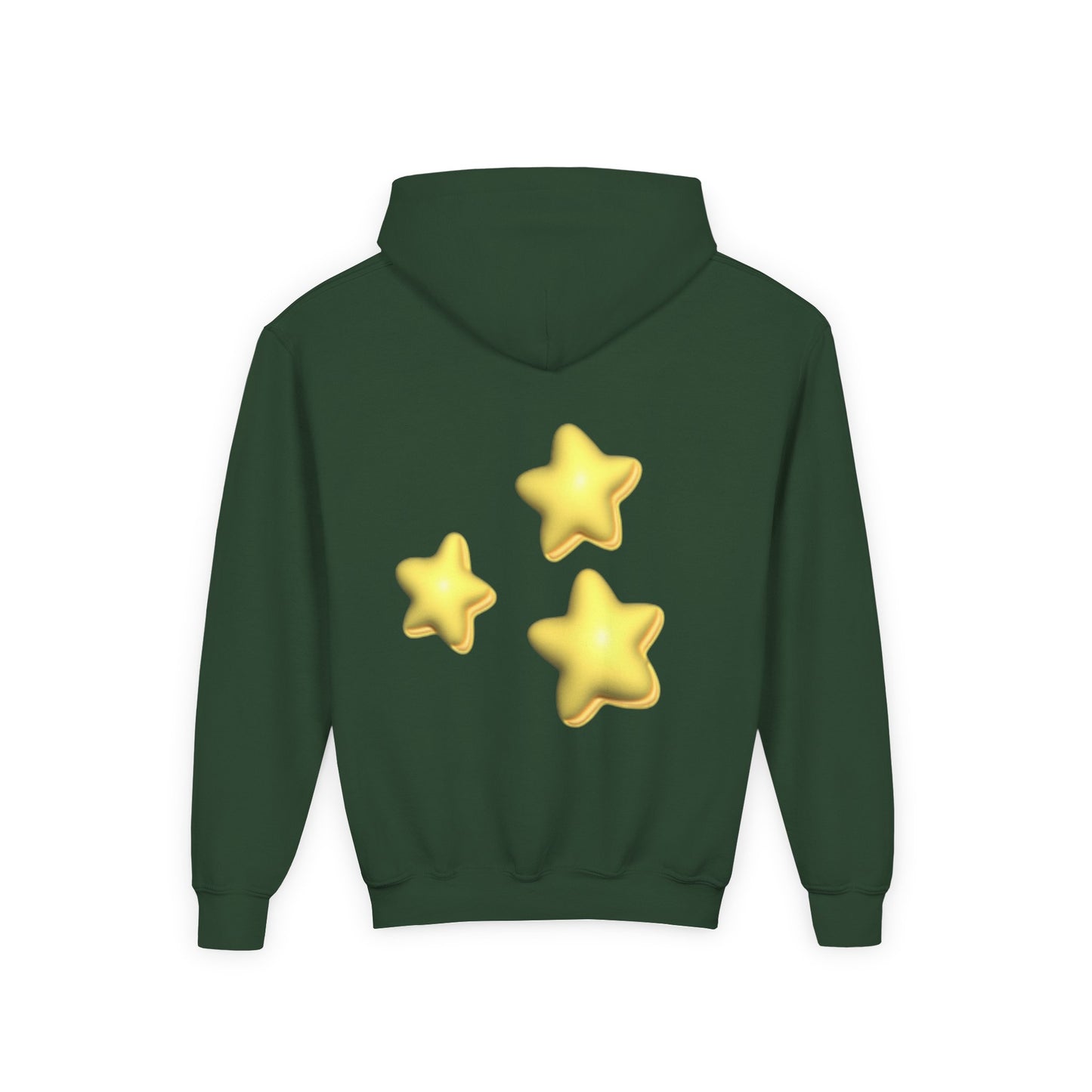 STARZ - Youth Starry Hoodie - Cozy Pullover, Gift for Kids, Birthday Present, Trendy Streetwear, Stars Print