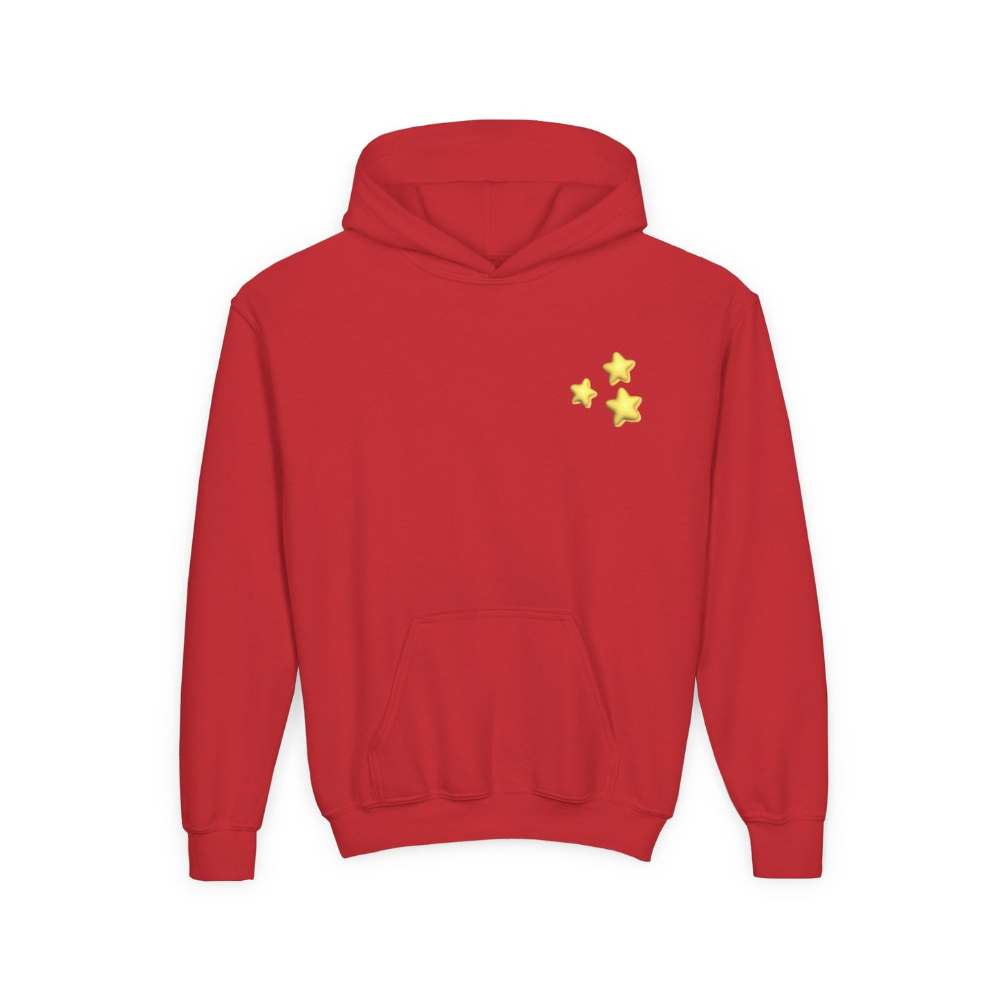 STARZ - Youth Starry Hoodie - Cozy Pullover, Gift for Kids, Birthday Present, Trendy Streetwear, Stars Print