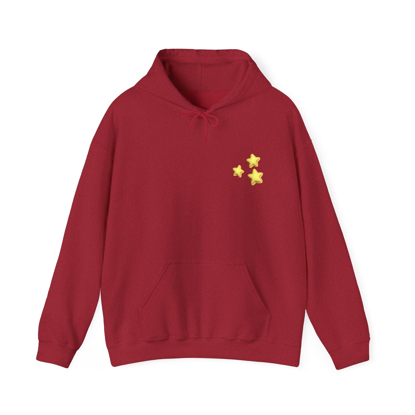 STARZ - Star-Print Unisex Hoodie for Cozy Nights, Sweatshirt for Stargazers, Fun Gift for Her, Him, Unique Style, Perfect for Casual Outfits