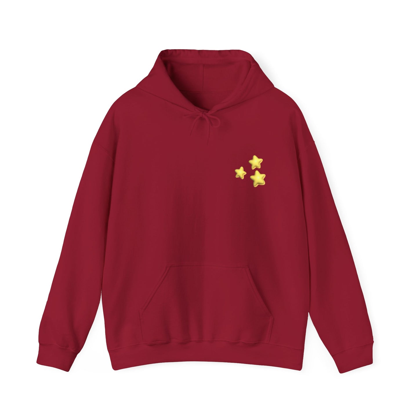 STARZ - Star-Print Unisex Hoodie for Cozy Nights, Sweatshirt for Stargazers, Fun Gift for Her, Him, Unique Style, Perfect for Casual Outfits