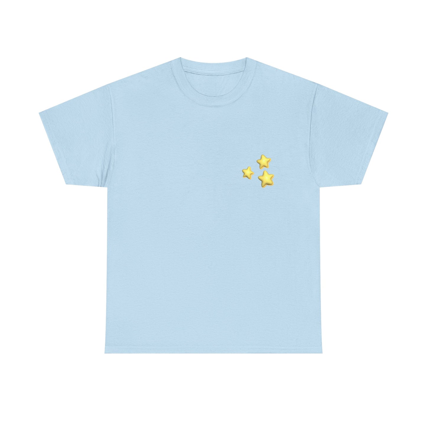 STARZ - Starry Nights Unisex Heavy Cotton Tee | Cozy Graphic T-Shirt for Dreamers, Casual Wear, Birthday Gift, Star Lover Apparel