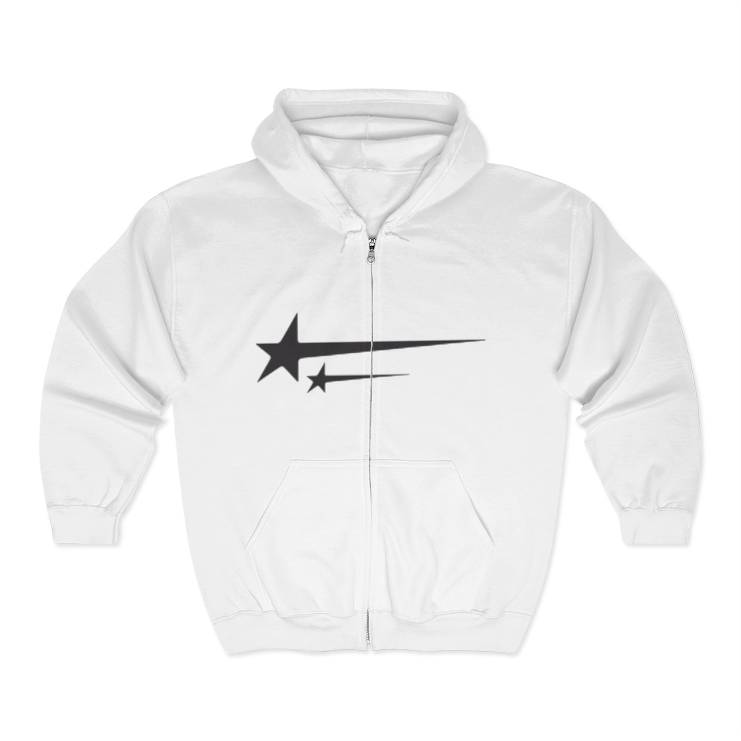 STARDUST - Starry Sky Unisex Full Zip Hoodie, Casual Streetwear, Cozy Layering, Gift for Him/Her, Perfect for Every Season