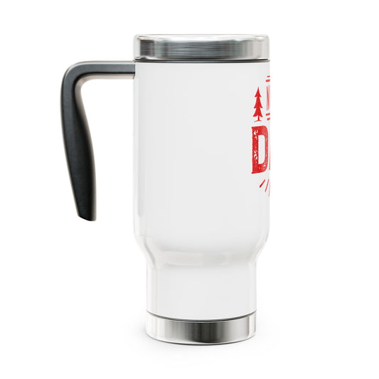 No.1 Dad Travel Mug | Stainless Steel Coffee Cup | Gift for Dad | Father's Day Mug | Dad Coffee Travel Cup | Camper Mug