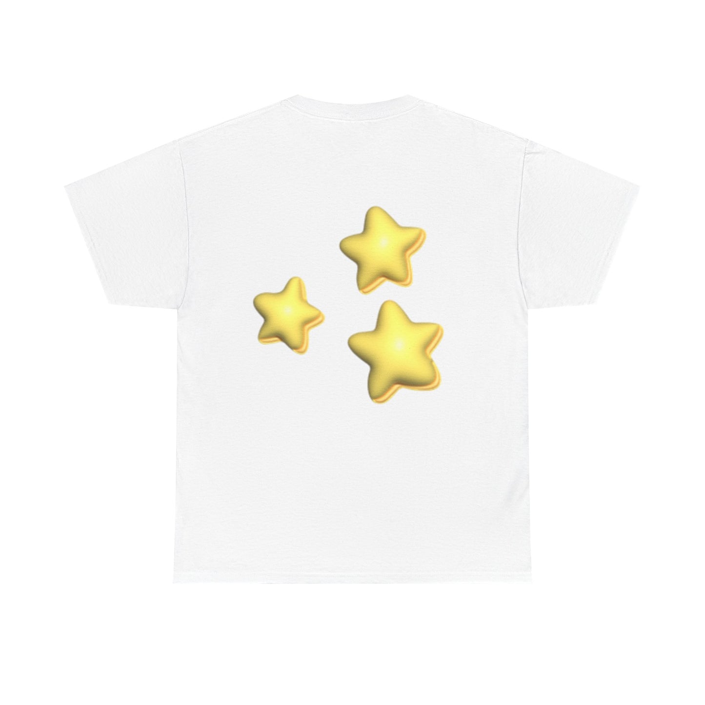 STARZ - Starry Nights Unisex Heavy Cotton Tee | Cozy Graphic T-Shirt for Dreamers, Casual Wear, Birthday Gift, Star Lover Apparel