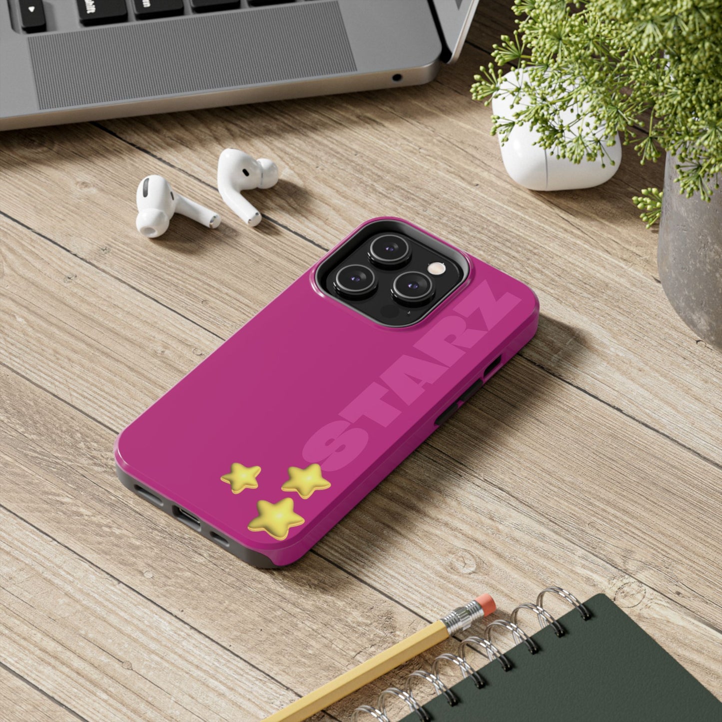STARZ - Stylish Tough Phone Case - Durable Protection with Star Design, Customizable Phone Accessory, Gift for Tech Lovers, Trendy Phone Cover
