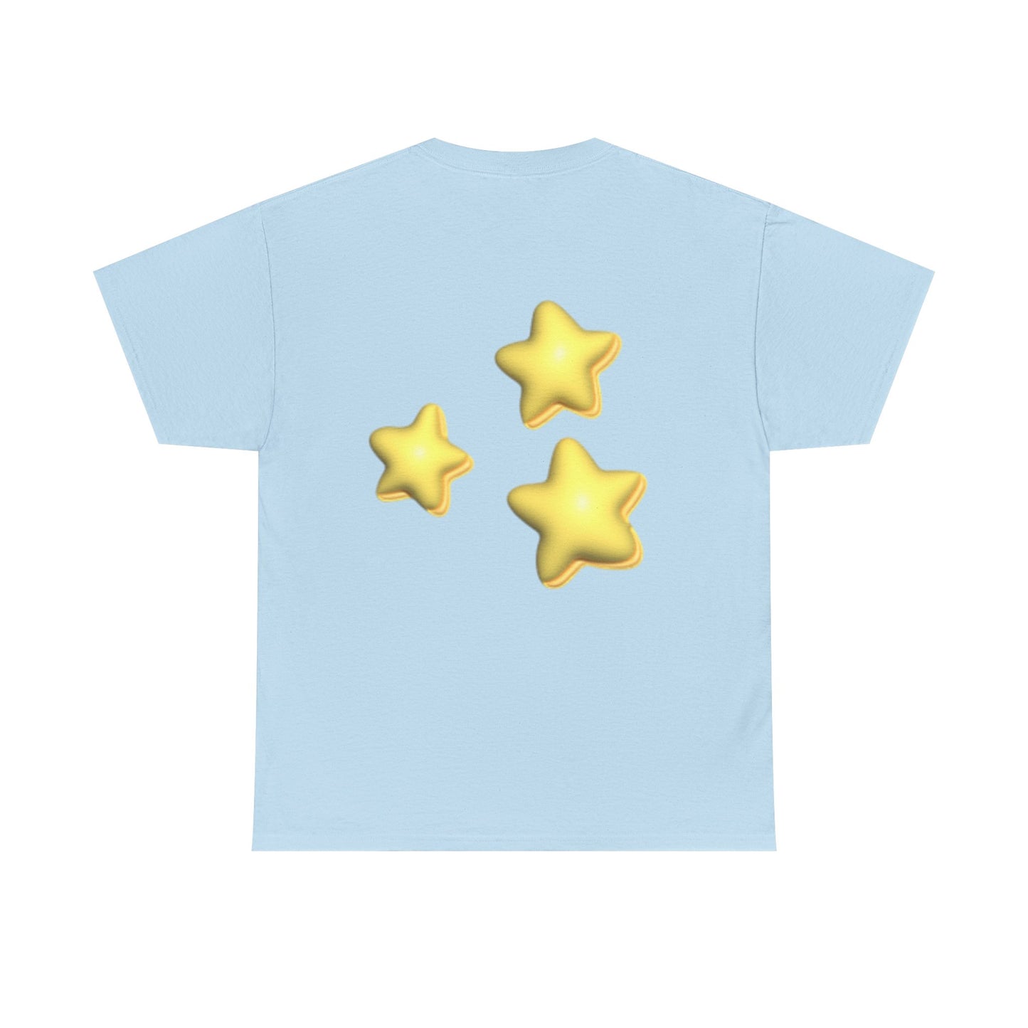 STARZ - Starry Nights Unisex Heavy Cotton Tee | Cozy Graphic T-Shirt for Dreamers, Casual Wear, Birthday Gift, Star Lover Apparel