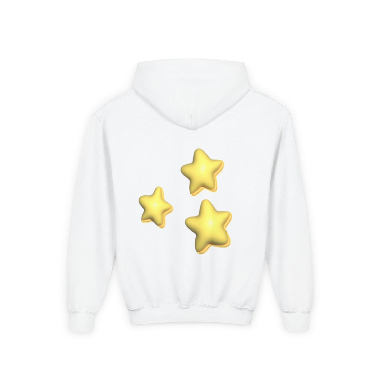 STARZ - Youth Starry Hoodie - Cozy Pullover, Gift for Kids, Birthday Present, Trendy Streetwear, Stars Print