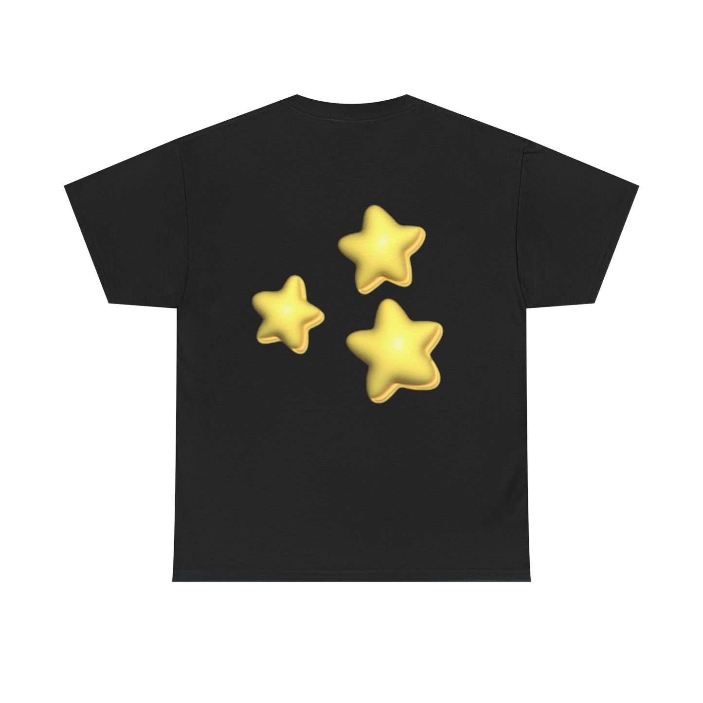 STARZ - Starry Nights Unisex Heavy Cotton Tee | Cozy Graphic T-Shirt for Dreamers, Casual Wear, Birthday Gift, Star Lover Apparel
