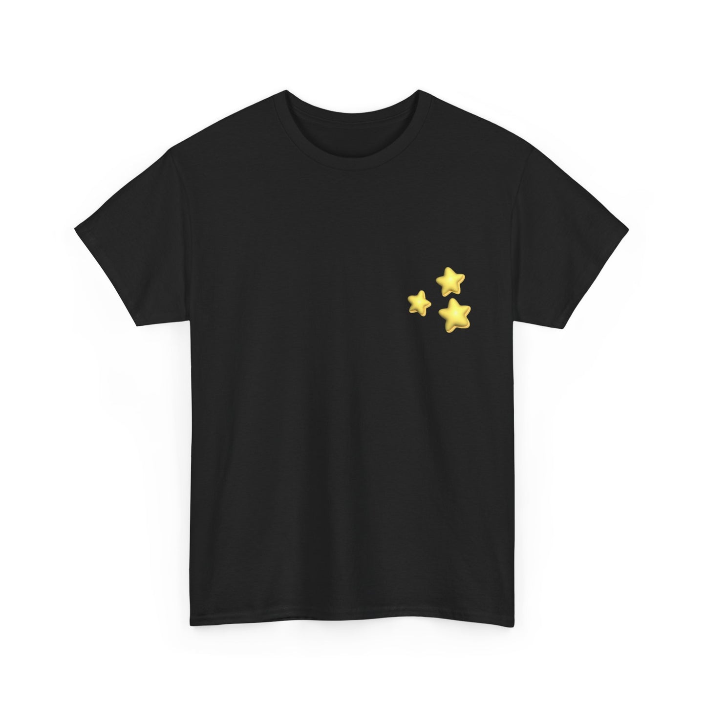 STARZ - Starry Nights Unisex Heavy Cotton Tee | Cozy Graphic T-Shirt for Dreamers, Casual Wear, Birthday Gift, Star Lover Apparel