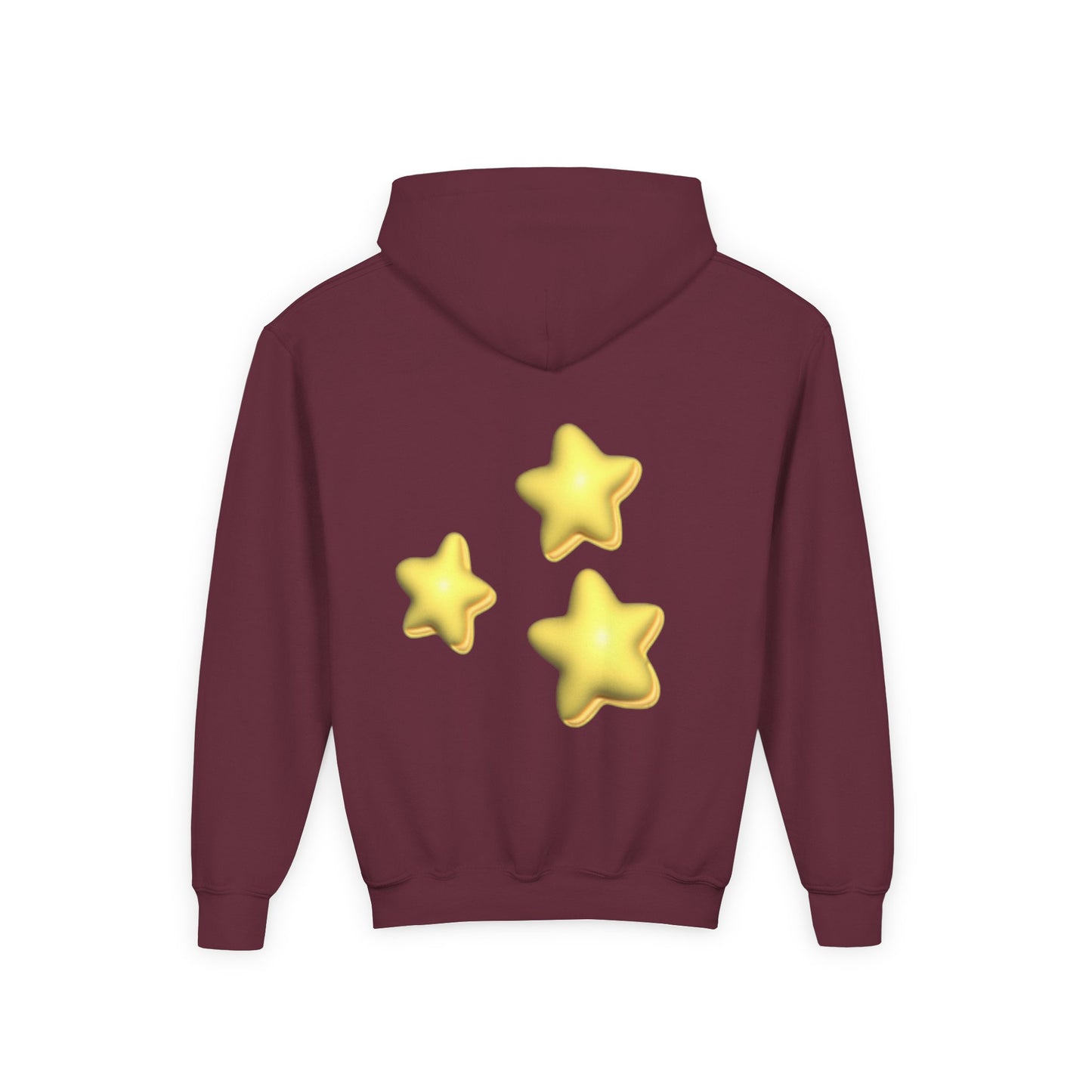 STARZ - Youth Starry Hoodie - Cozy Pullover, Gift for Kids, Birthday Present, Trendy Streetwear, Stars Print