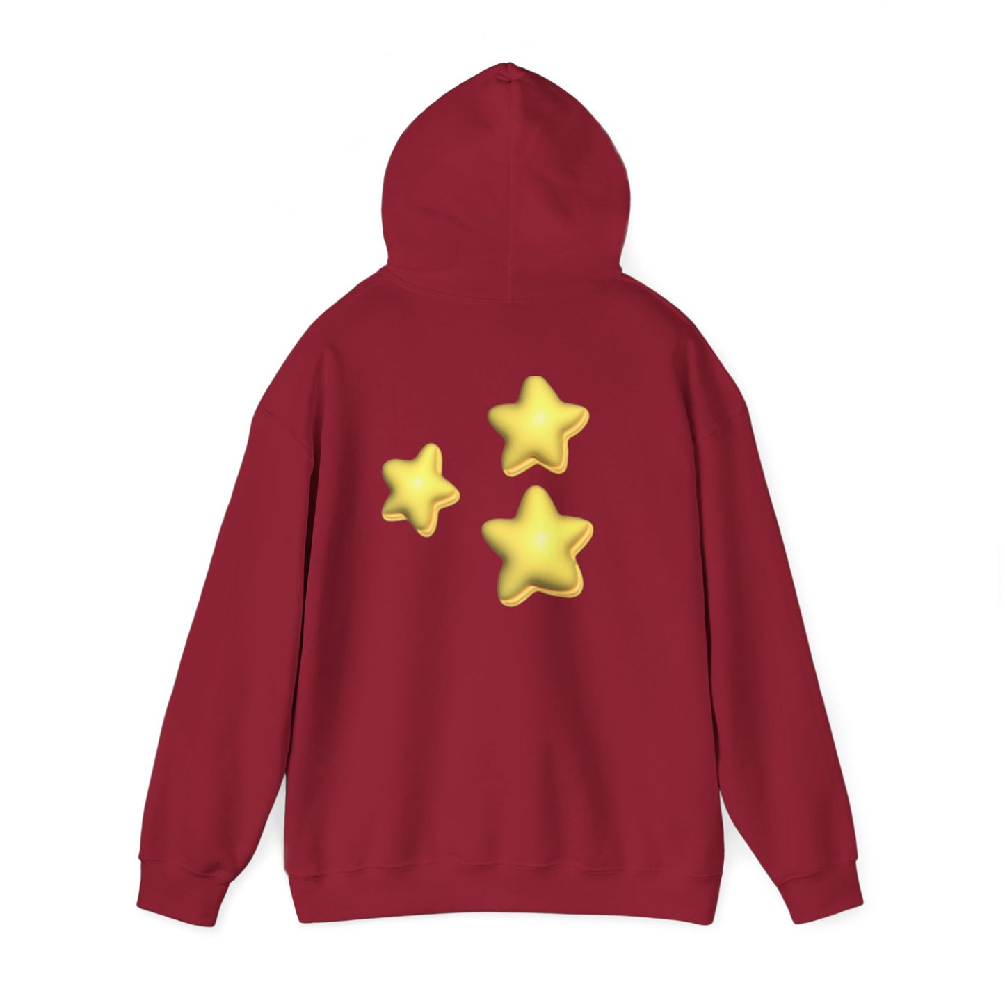 STARZ - Star-Print Unisex Hoodie for Cozy Nights, Sweatshirt for Stargazers, Fun Gift for Her, Him, Unique Style, Perfect for Casual Outfits