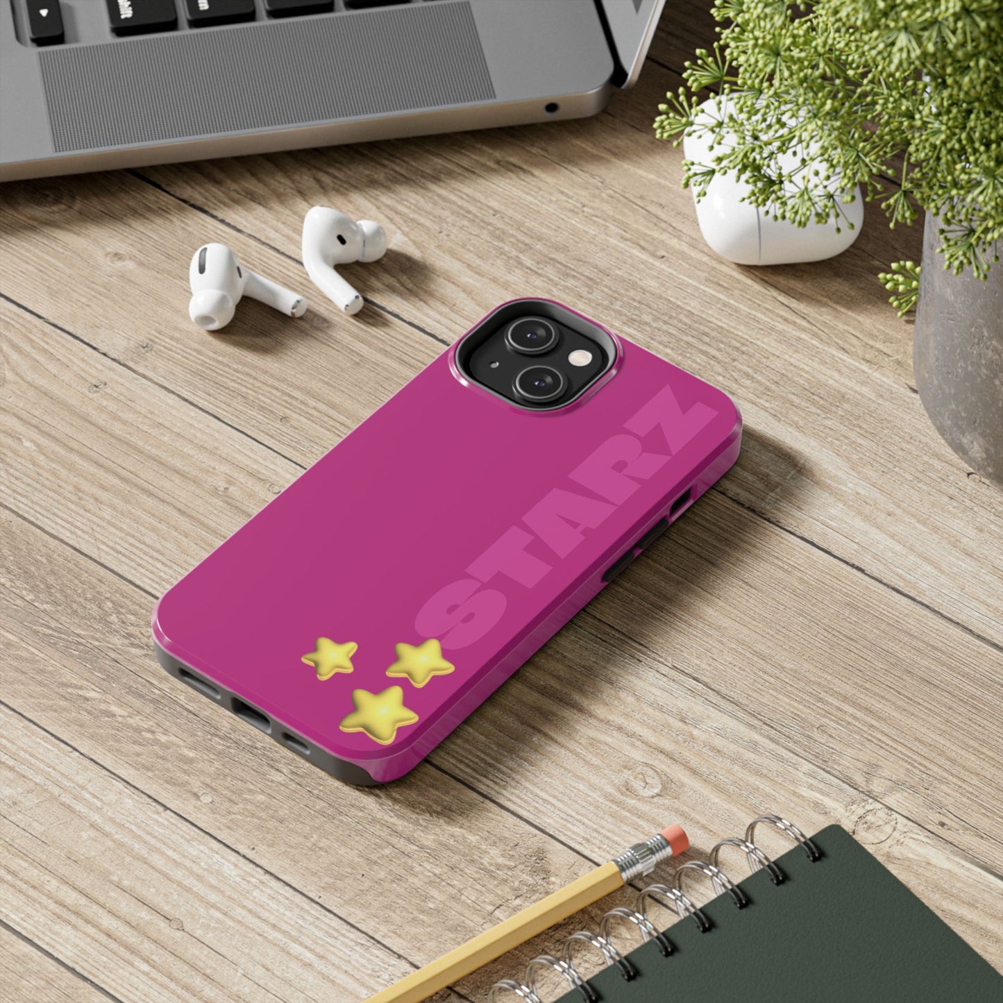 STARZ - Stylish Tough Phone Case - Durable Protection with Star Design, Customizable Phone Accessory, Gift for Tech Lovers, Trendy Phone Cover
