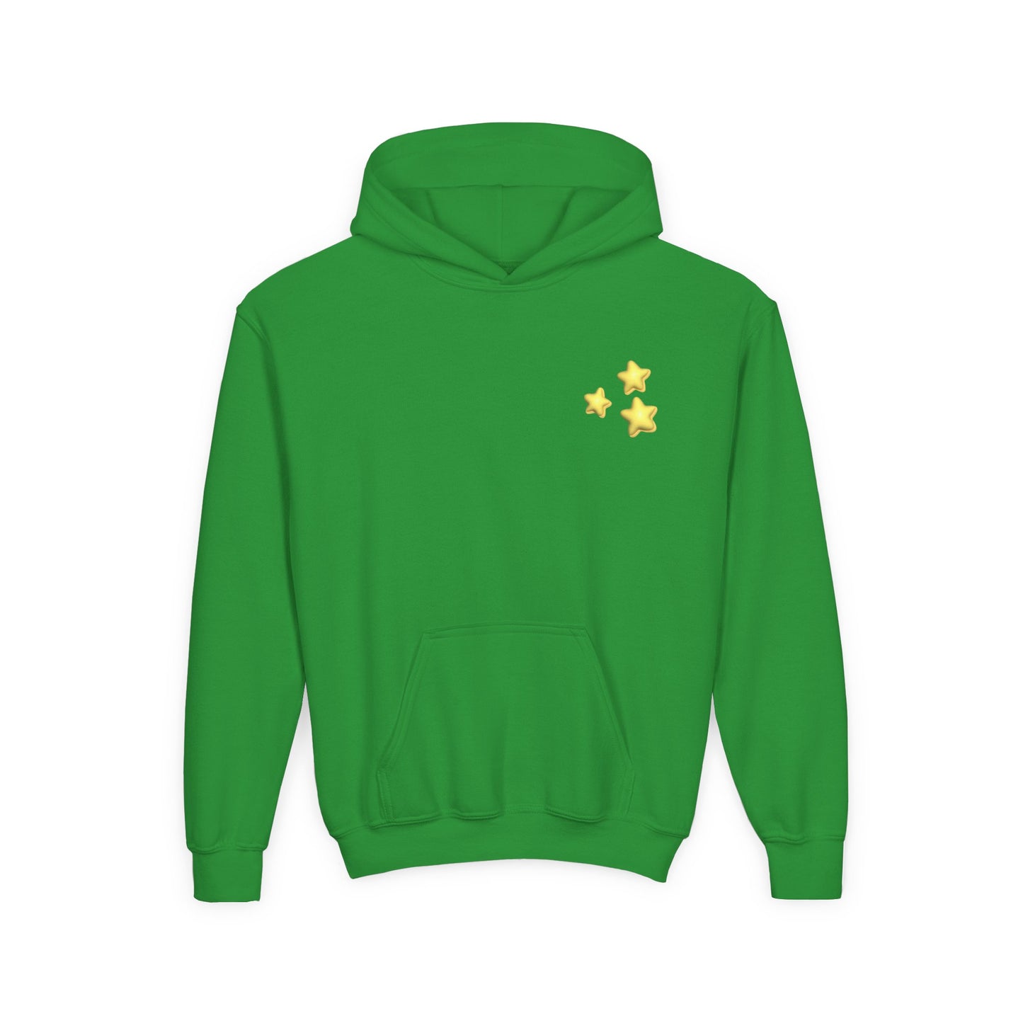 STARZ - Youth Starry Hoodie - Cozy Pullover, Gift for Kids, Birthday Present, Trendy Streetwear, Stars Print