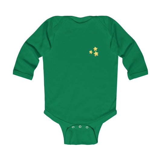 STARZ - Starry Infant Long Sleeve Bodysuit, Cute Baby Outfit, Newborn Gift, Baby Shower Present, Stylish Infant Wear, Toddler Clothing