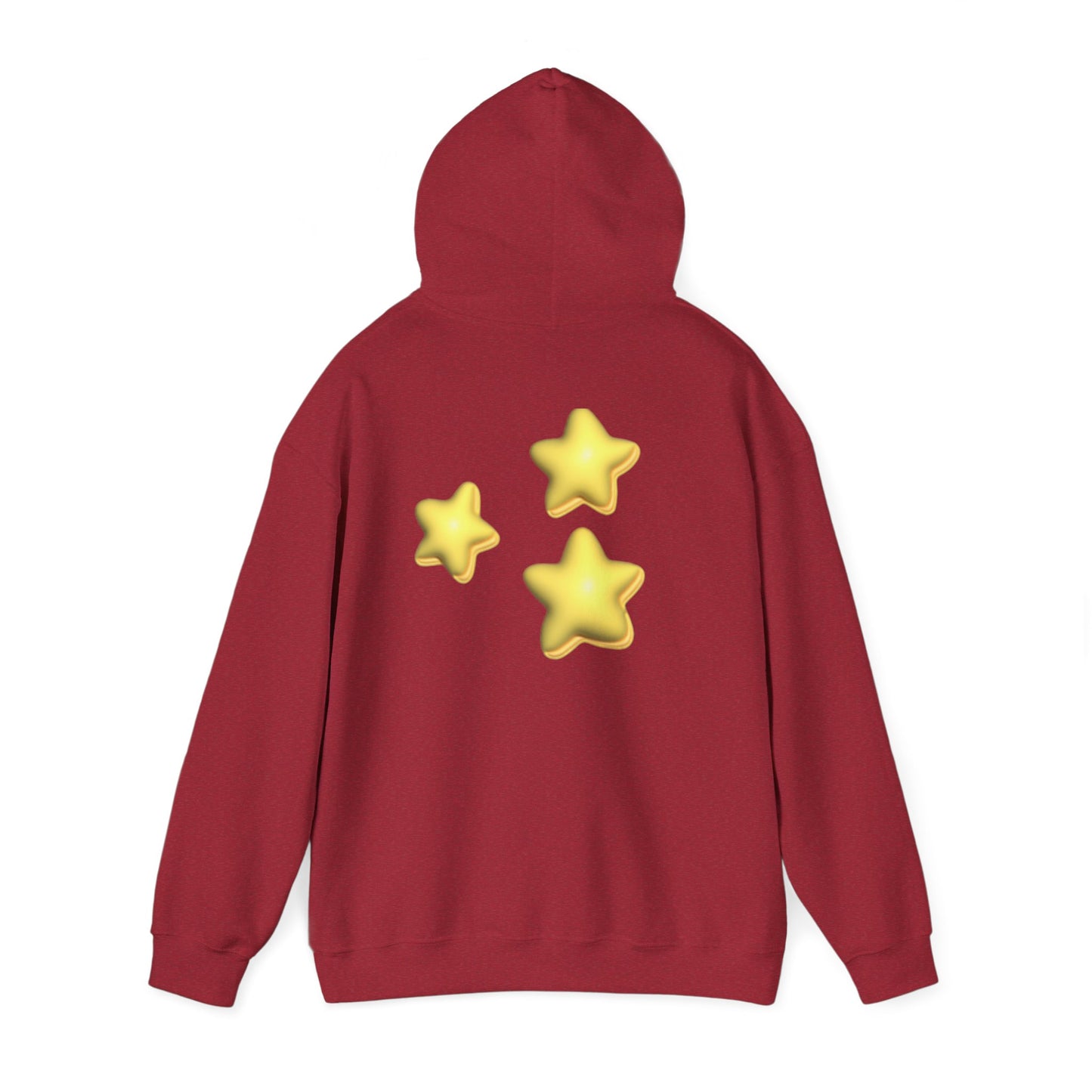 STARZ - Star-Print Unisex Hoodie for Cozy Nights, Sweatshirt for Stargazers, Fun Gift for Her, Him, Unique Style, Perfect for Casual Outfits
