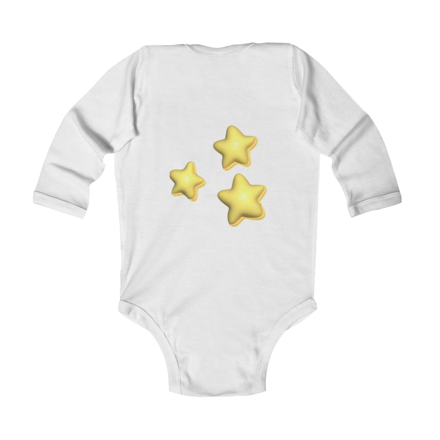 STARZ - Starry Infant Long Sleeve Bodysuit, Cute Baby Outfit, Newborn Gift, Baby Shower Present, Stylish Infant Wear, Toddler Clothing