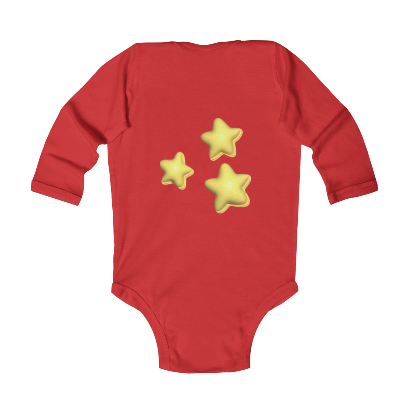 STARZ - Starry Infant Long Sleeve Bodysuit, Cute Baby Outfit, Newborn Gift, Baby Shower Present, Stylish Infant Wear, Toddler Clothing