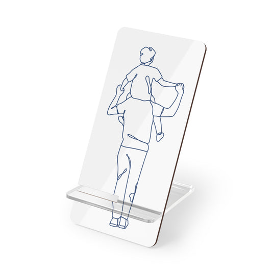 Me and Dad - Family Bonding Design, Desk Organizer, Gift for Parents, Minimalist Tech Accessory, Father's Day Gift, Birthday Gift