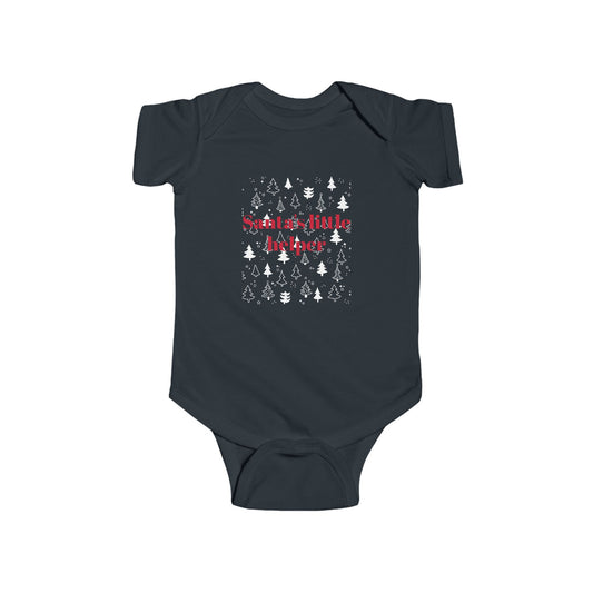 Santa's little helper - Cute Holiday Infant Bodysuit, Baby Christmas Outfit, Winter Baby Clothes, Adorable Christmas Gift, Festive Baby Wear