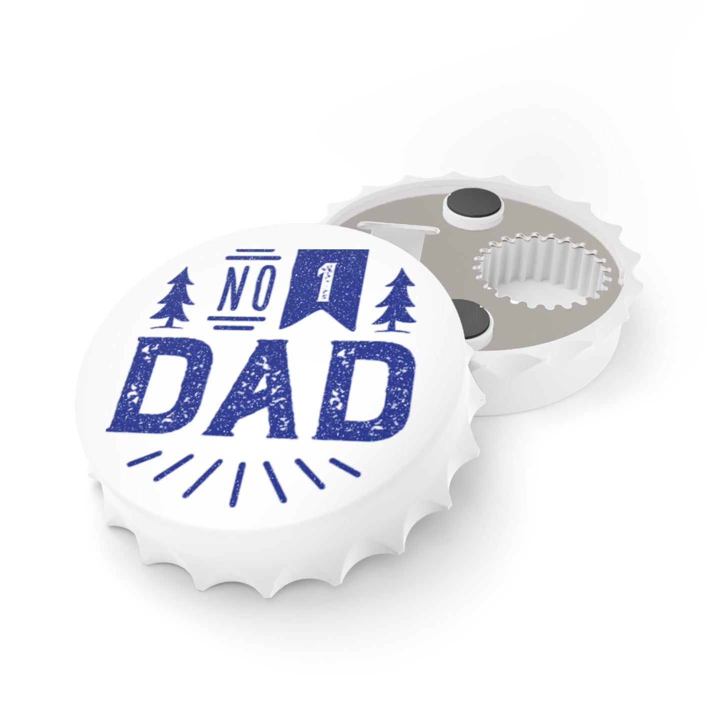 No.1 Dad Bottle Opener - Perfect Gift for Fathers Day, Birthday, BBQs, Camping, Home Bar, Dad's Night Out
