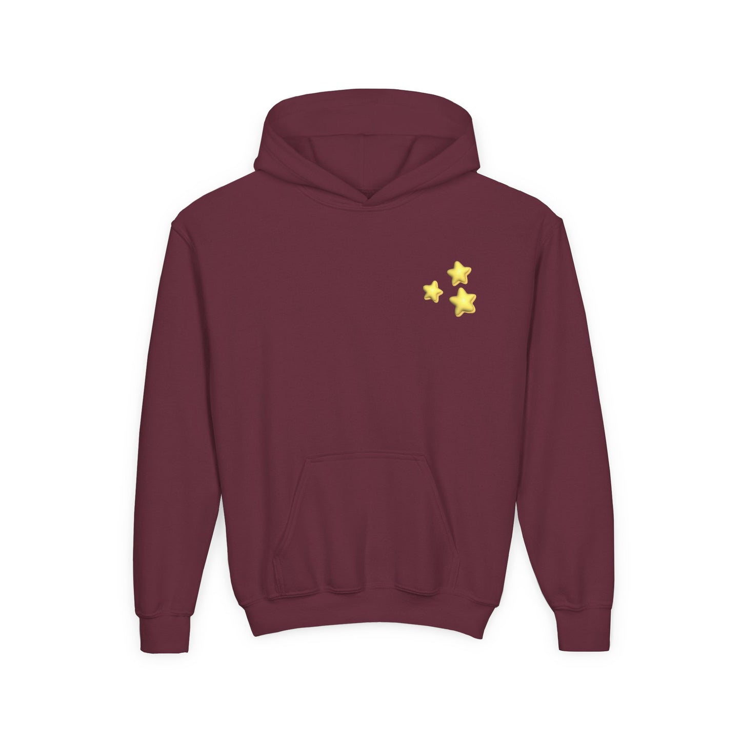 STARZ - Youth Starry Hoodie - Cozy Pullover, Gift for Kids, Birthday Present, Trendy Streetwear, Stars Print