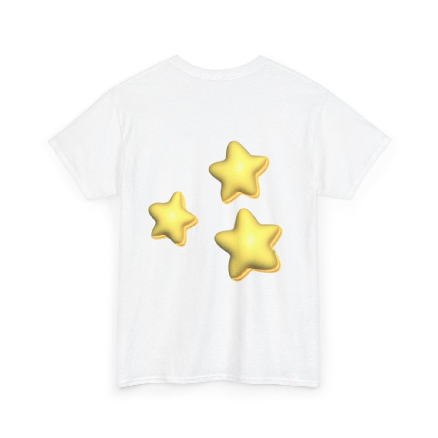 STARZ - Starry Nights Unisex Heavy Cotton Tee | Cozy Graphic T-Shirt for Dreamers, Casual Wear, Birthday Gift, Star Lover Apparel